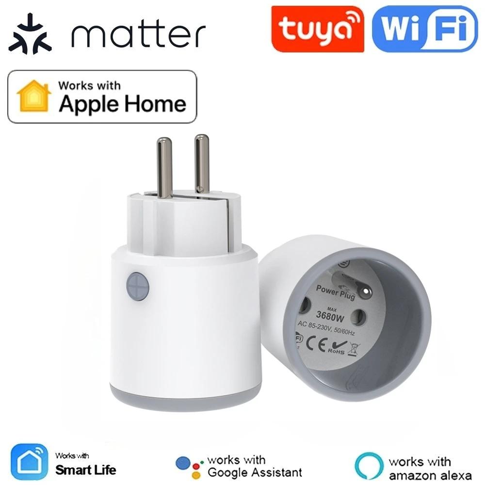 Matter WiFi Ʈ ÷, 16A  ͸, EU/  , ȨŶ ˷  ߾  